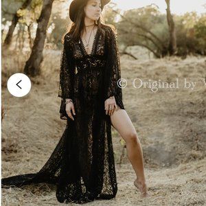 Black Boho dress